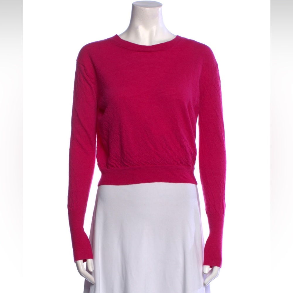 A. L. C. Crew neck pink top.